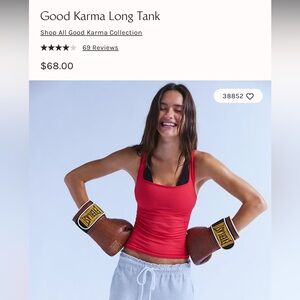 FP Movement by Free People Good Karma long Tank. NWOT multiple colors